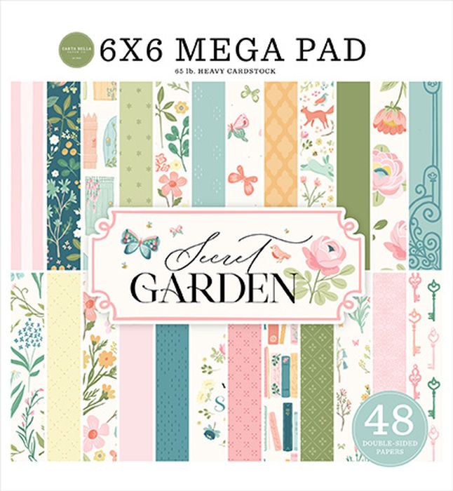 Carta Bella Secret Garden Cardmakers 6X6 Mega Pad