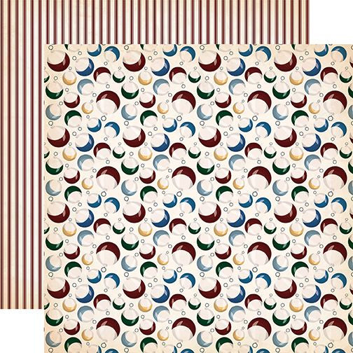 Gone Fishing Big Catch Bobbers 12x12 DS Patterned Paper (1 Sheet)
