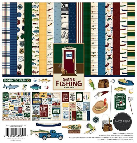Carta Bella Gone Fishing Collection Kit