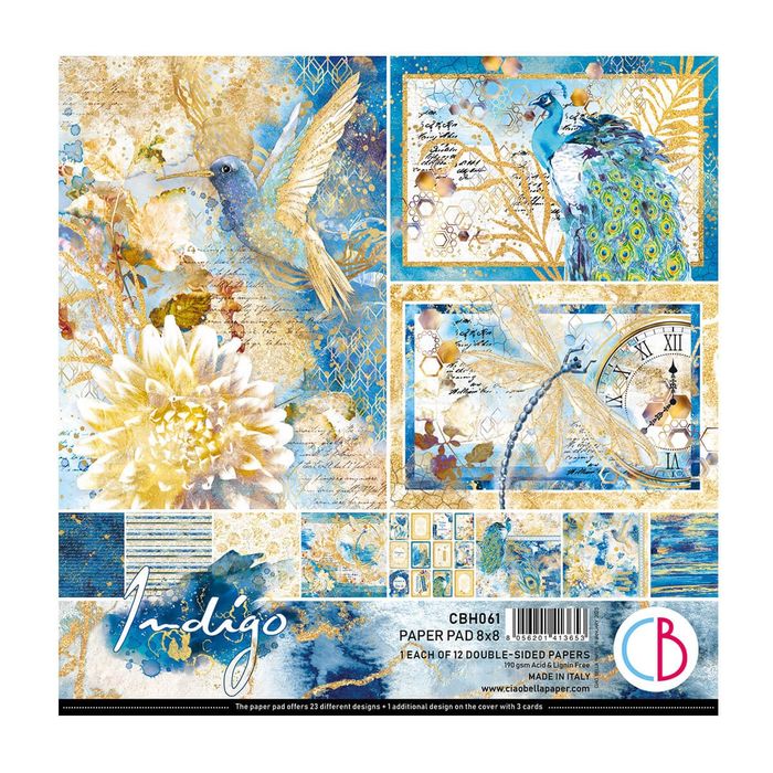 Ciao Bella Indigo Pad 8x8 12/Pkg