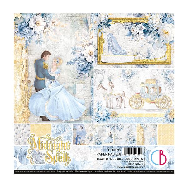 Ciao Bella Midnight Spell Paper Pad, 12 sheets/pkg.