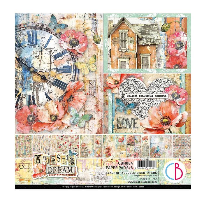 Ciao Bella Majestic Dream Pad 8"x 8" 12/Pkg