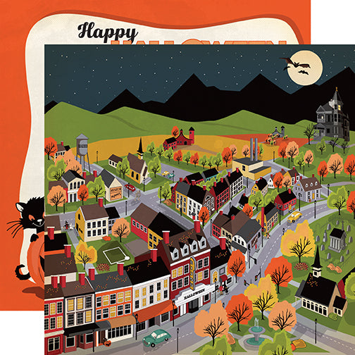 Halloween Town 3x4 Journaling C