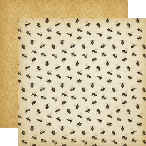 Carta Bella Honey Bee: Honey Bees 12x12 DS Patterned Paper