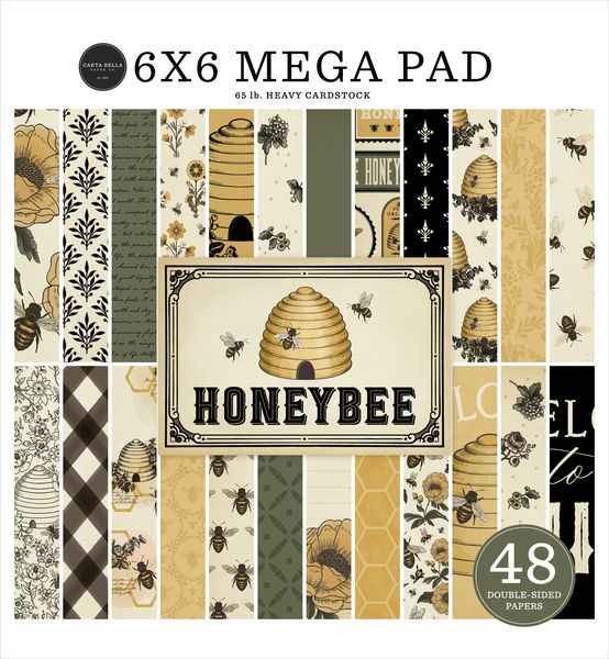 Carta Bella Honey Bee Cardmakers 6X6 DS Patterned Paper Mega Pad