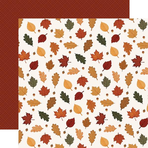 Carta Bella Here Comes Autumn: Colors Of Fall Leaves 12x12 DS Paper (1 Sheet)