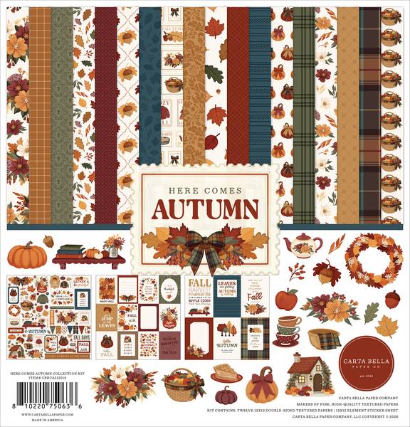 Carta Bella Here Comes Autumn Collection Kit