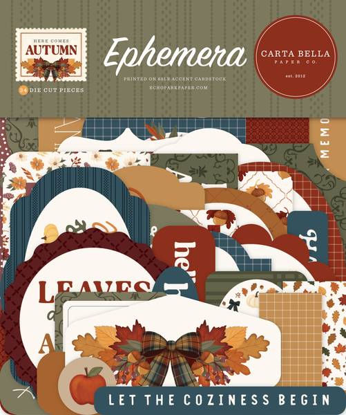 Carta Bella Here Comes Autumn Ephemera