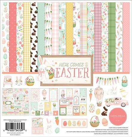 Carta Bella Here Comes Easter Collection Kit