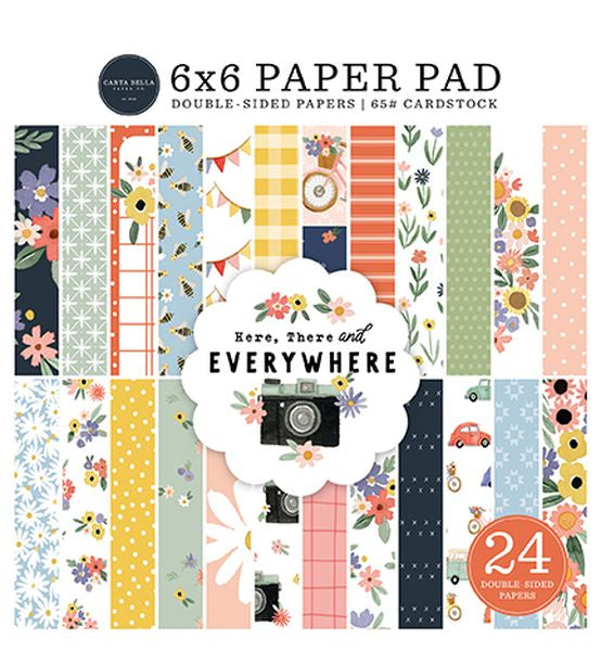 Carta Bella Here,There, and Everywhere 6X6 Paper Pad