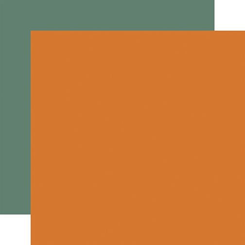 Carta Bella Harvest Double-Sided Cardstock 12"X12"-Orange/ Teal