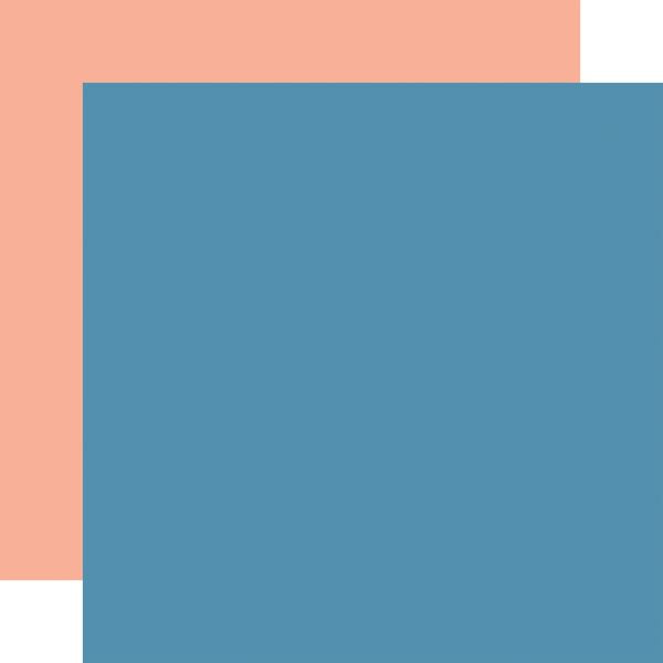 Carta Bella Italy: Blue / Pink 12x12 Coordinating Solid (1 Sheet)