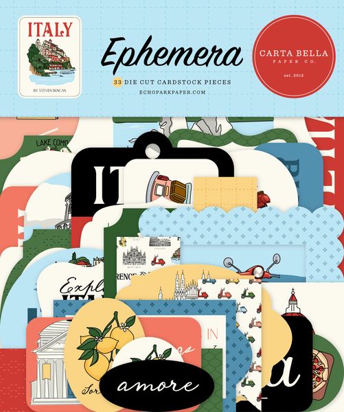 Carta Bella Italy Ephemera