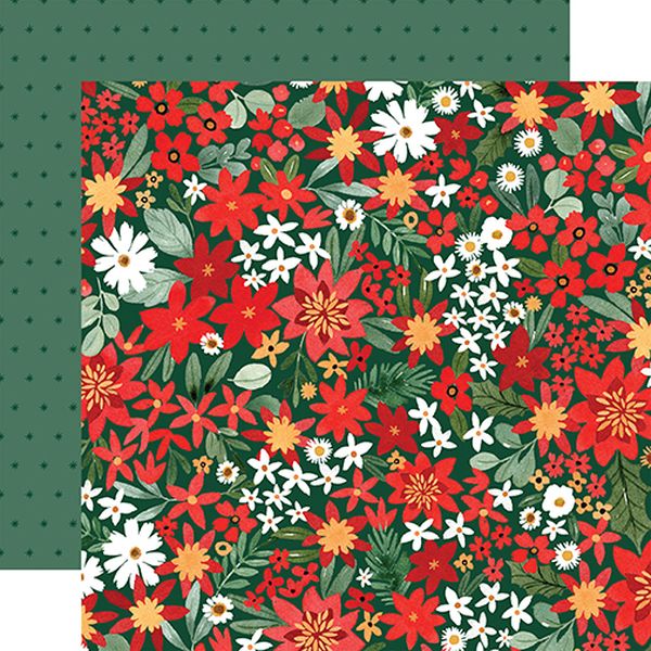 Joyful Christmas Flora Joyful Large Floral DS Paper (1 Sheet)