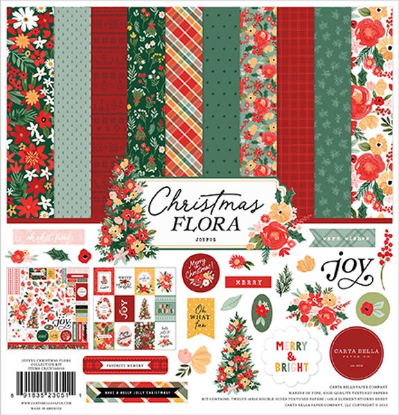 Echo Park Christmas Flora Joyful Collection Kit