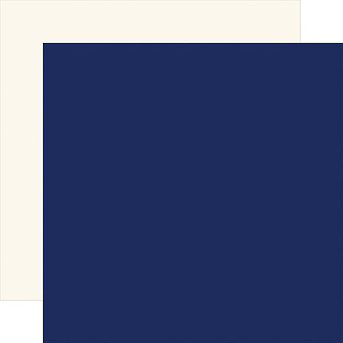 Carta Bella - London Blue / Cream 12x12 Coordinating Solid Paper (1 Sheet)