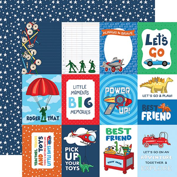 Little Boy 3x4 Journaling Card