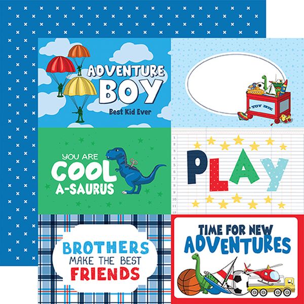 Little Boy 6x4 Journaling Card