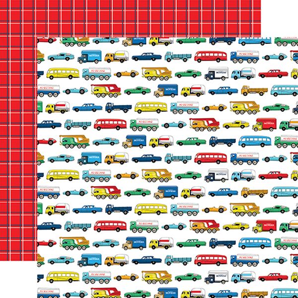 Little Boy Versatile Vehicles DS Paper (1 Sheet)