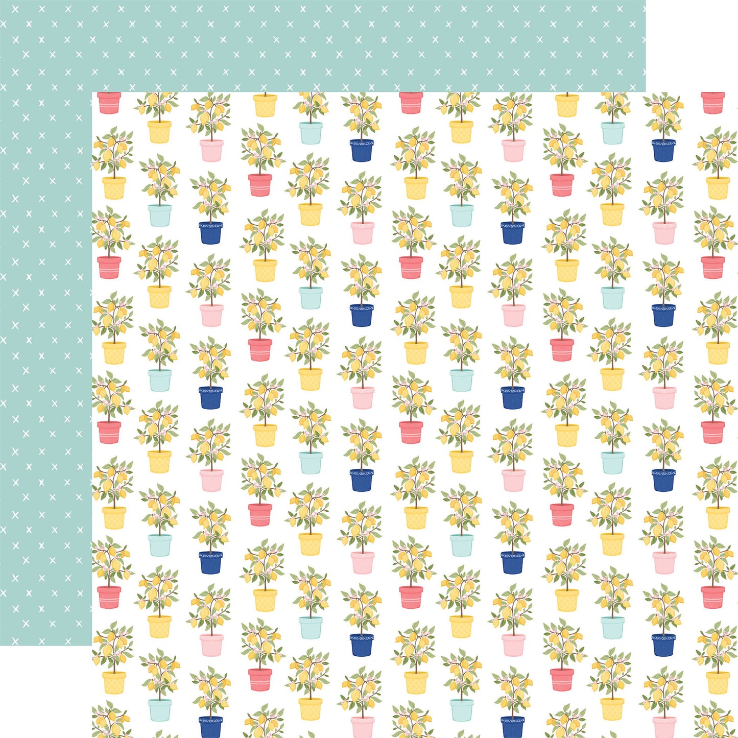 Carta Bella Lemonade: Lemon Trees 12x12 Patterned Paper