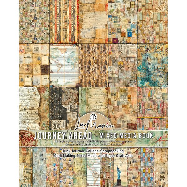 Mixed Media Book Journey Ahead A4 Maxi