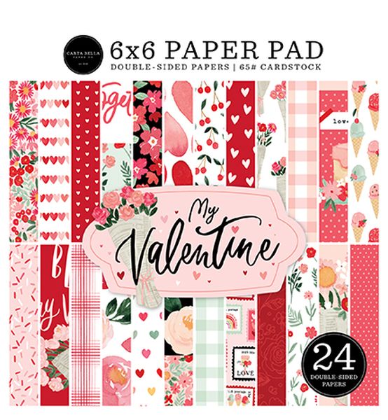 Carta Bella DISC - My Valentine 6x6 Paper Pad