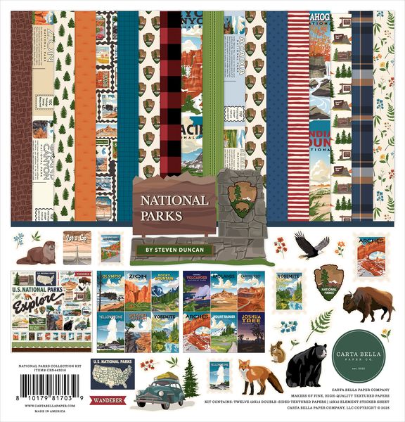 Carta Bella National Parks Collection Kit