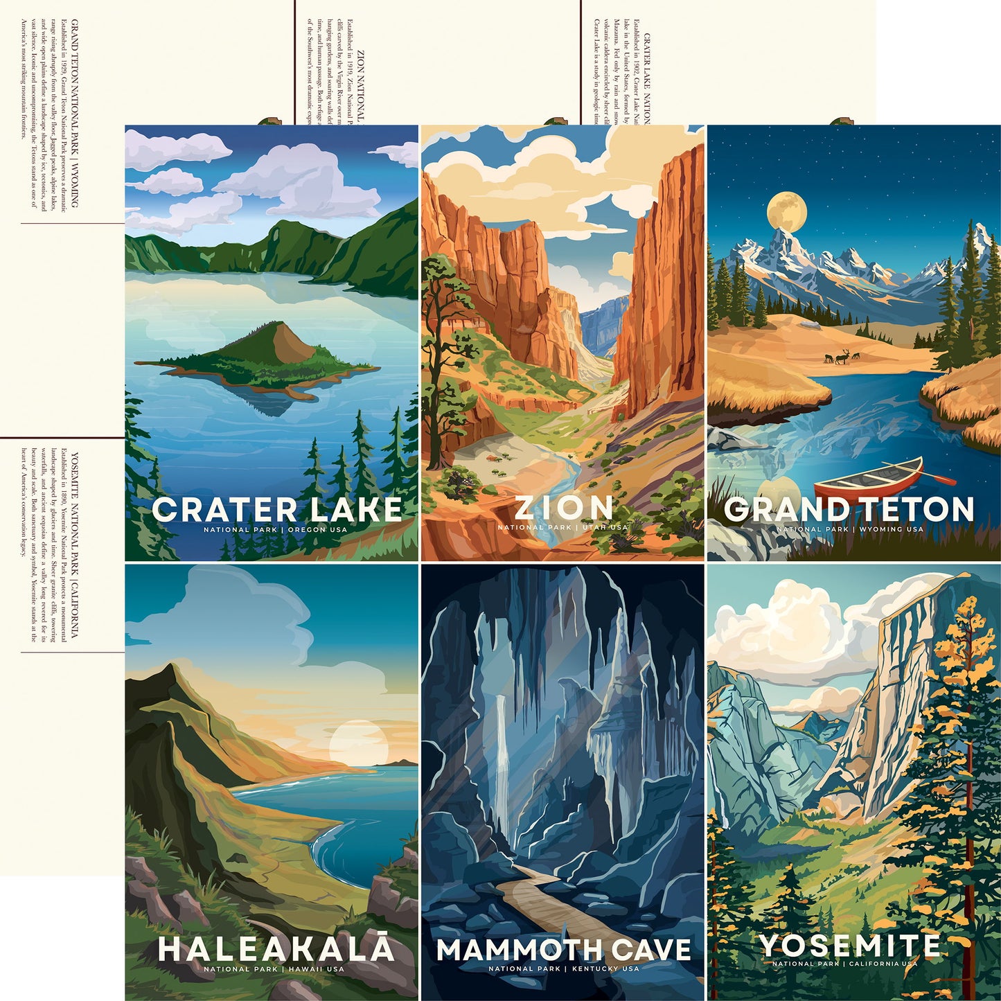 Carta Bella National Parks No. 2: Discover Journaling Cards DS Paper (1 Sheet)