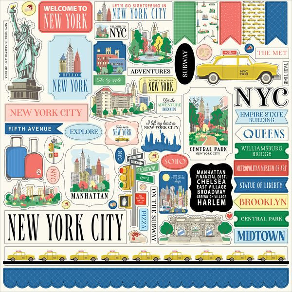 Carta Bella New York City: New York City Element Sticker