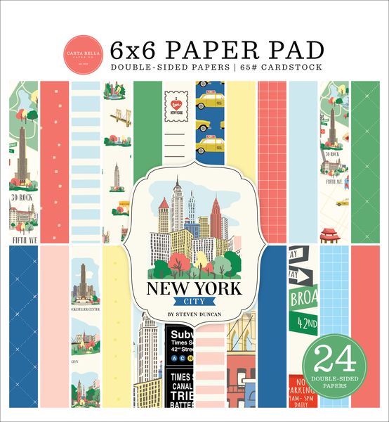 Carta Bella New York City 6x6 Paper Pad