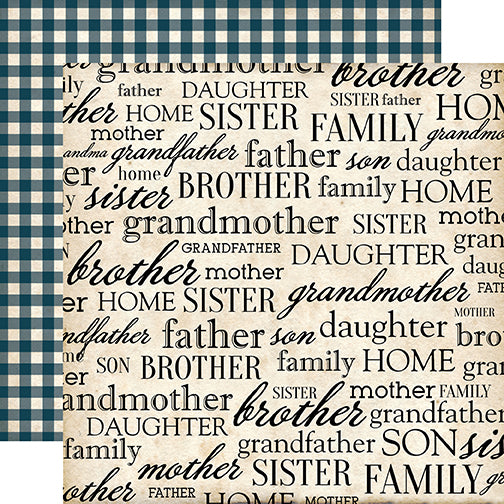 Our Family My Family Paper