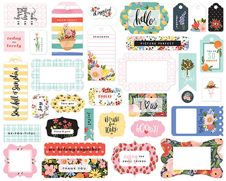 DISC - Oh Happy Day Frames & Tags