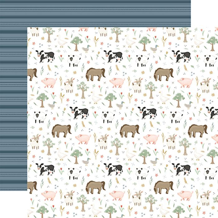Carta Bella On The Farm Farm Friends 12x12 DS Patterned Paper (1 Sheet)