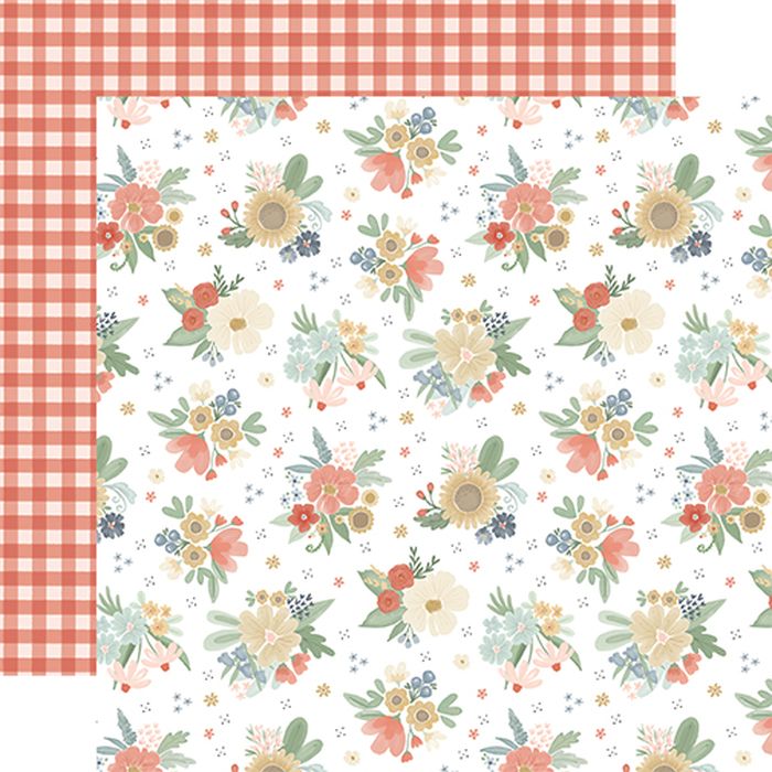 Carta Bella On The Farm Farm Life Floral 12x12 DS Patterned Paper (1 Sheet)