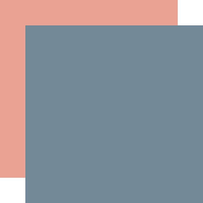 Carta Bella On The Farm Blue / Pink 12x12 Coordinating Solid Paper (1 Sheet)