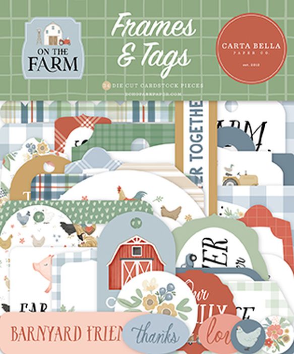 Carta Bella On The Farm Frames & Tags