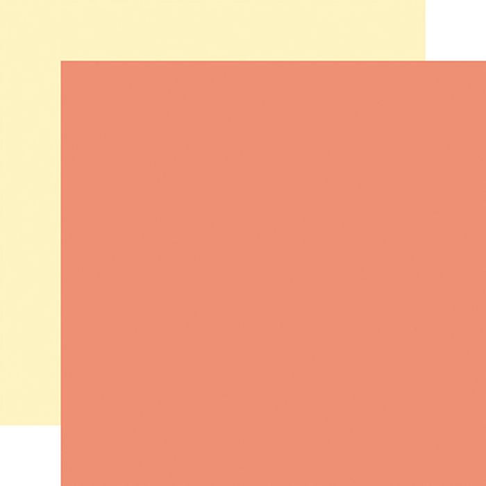 Carta Bella - Paris Dk. Pink / Yellow 12x12 Coordinating Solid Paper (1 Sheet)