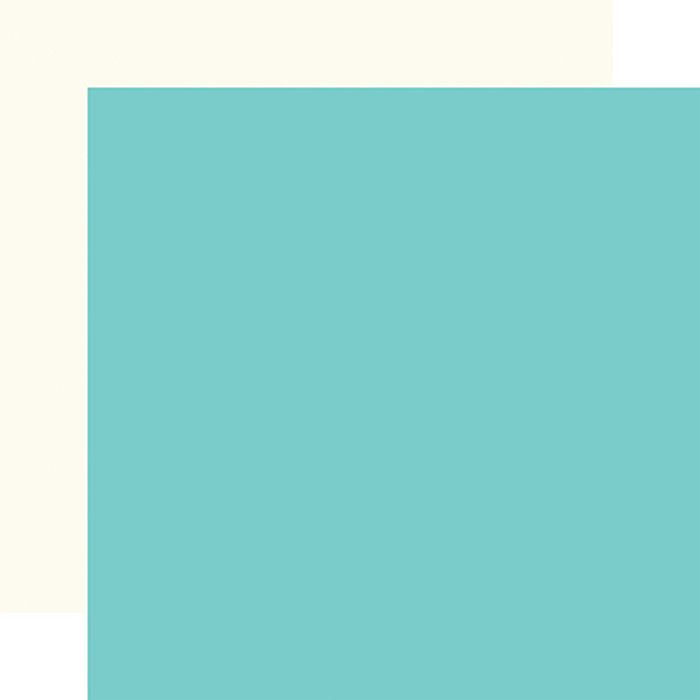 Carta Bella - Paris Blue / Cream 12x12 Coordinating Solid Paper (1 Sheet)