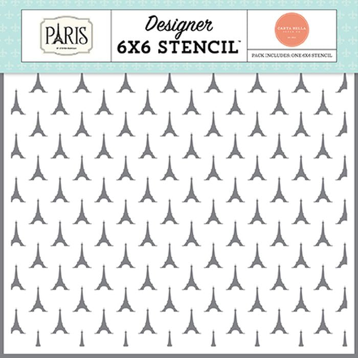 Carta Bella Paris Eiffel Tower Stencil