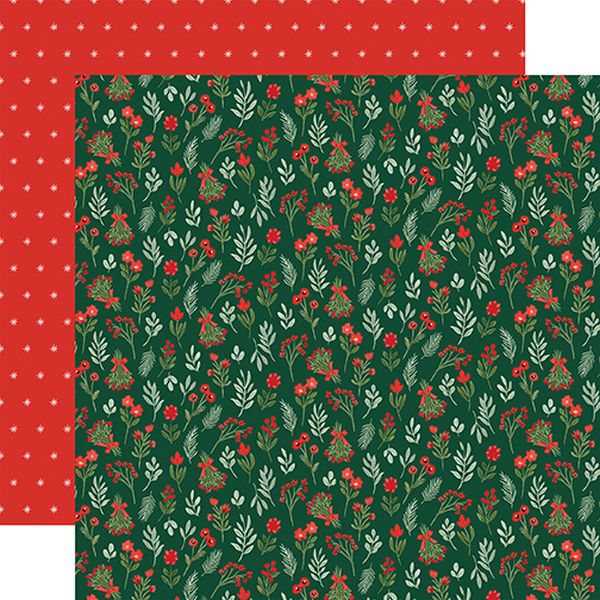 Peaceful Christmas Flora Peaceful Medium Floral DS Paper (1 Sheet)