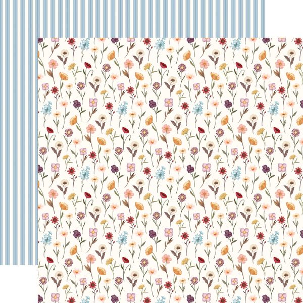 Carta Bella Pressed Floral: Grow Your Own Way Stems DS Paper