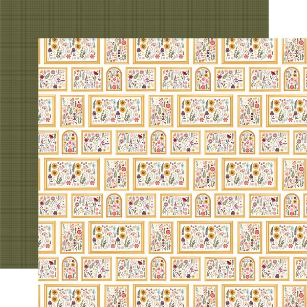 Carta Bella Pressed Floral: Framed Flowers DS Paper