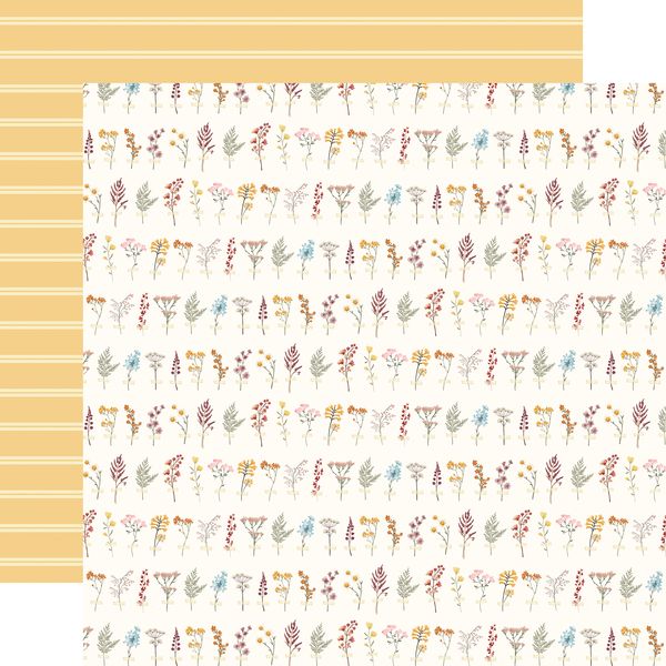 Carta Bella Pressed Floral: Taped Flowers DS Paper