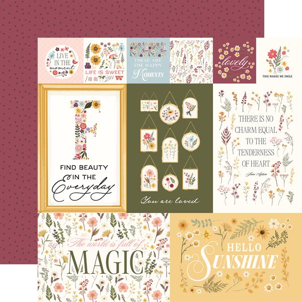 Carta Bella Pressed Floral: Multi Journaling Cards