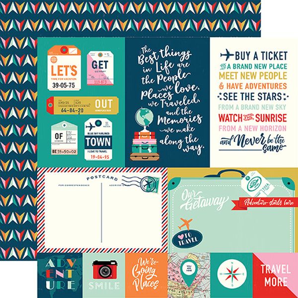 Pack Your Bags Journaling Card