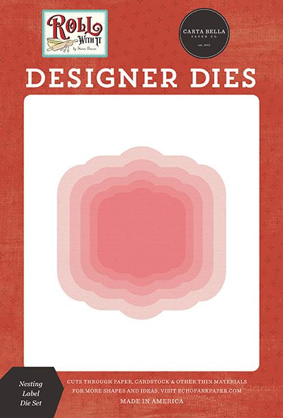 Nesting Label Die Set