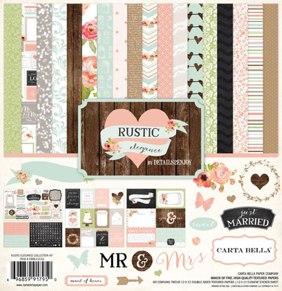 DISC - Carta Bella Rustic Elegance Collection Kit