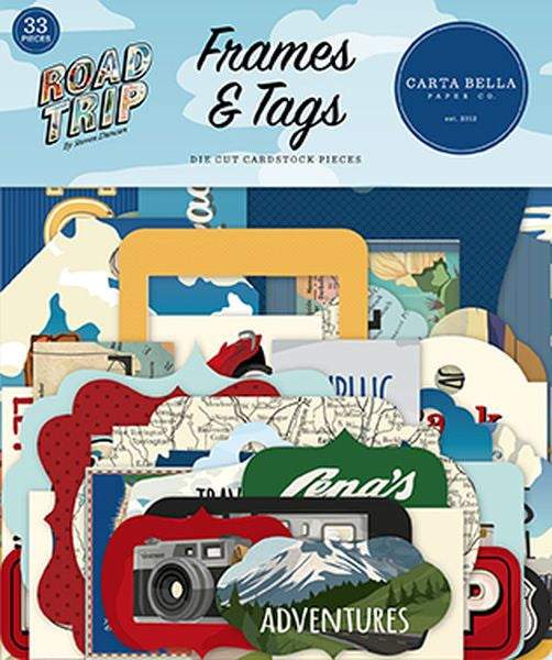 DISC - Road Trip Frames & Tags