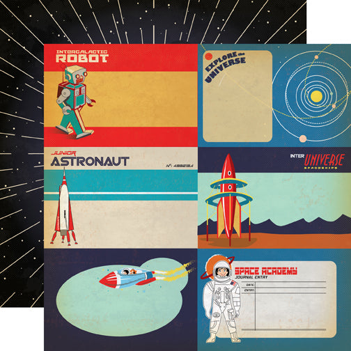 Space Academy 4x6 Journaling Cards