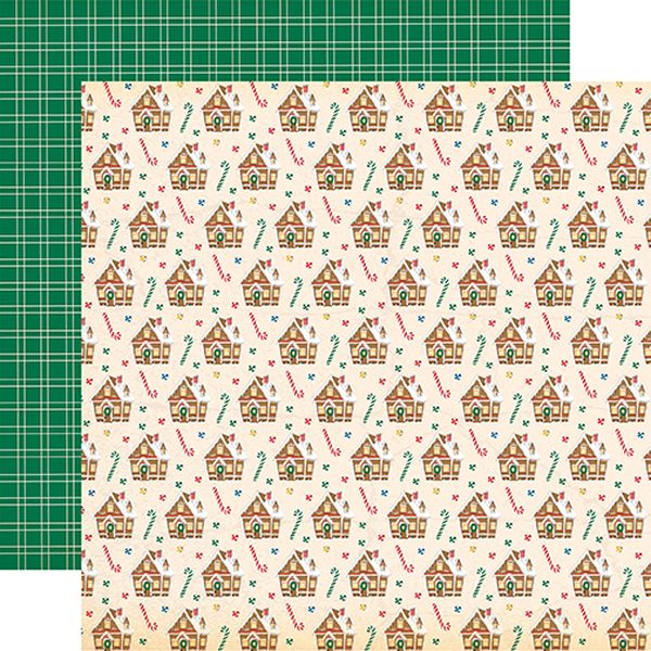 Carta Bella Season's Greetings Double-Sided Cardstock 12"X12"-Gingerbread Lane